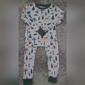 Kids Forest Print Pajamas